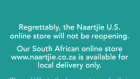 What Naartjie.com website looked like in 2016 (8 years ago)