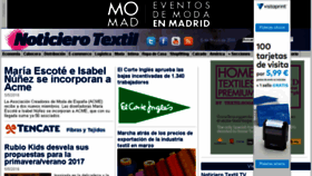 What Noticierotextil.net website looked like in 2016 (7 years ago)