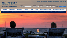 What Nantucketislandresorts.com website looked like in 2016 (8 years ago)