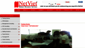 What Netviet.com.vn website looked like in 2016 (8 years ago)