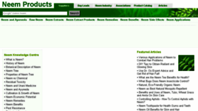 What Neem-products.com website looked like in 2016 (7 years ago)