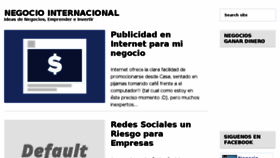 What Negocio-internacional.net website looked like in 2016 (7 years ago)