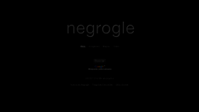 What Negrooogle.es website looked like in 2016 (8 years ago)