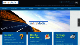 What Nerededir.com website looked like in 2016 (8 years ago)