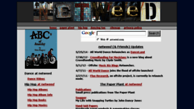 What Netweed.com website looked like in 2016 (8 years ago)