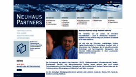 What Neuhauspartners.com website looked like in 2016 (8 years ago)