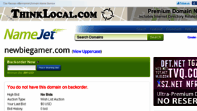 What Newbiegamer.com website looked like in 2016 (8 years ago)