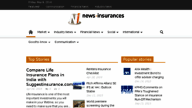 What News-insurances.com website looked like in 2016 (8 years ago)