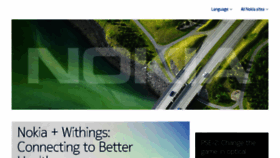 What Nokia.com.my website looked like in 2016 (7 years ago)