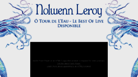 What Nolwenn.org website looked like in 2016 (7 years ago)