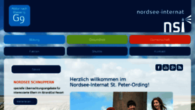 What Nordsee-internat.de website looked like in 2016 (8 years ago)