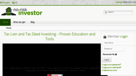 What Noriskinvestor.com website looked like in 2016 (8 years ago)