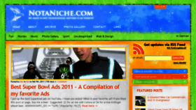 What Notaniche.com website looked like in 2016 (8 years ago)