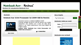 What Notebookacer.com.br website looked like in 2016 (8 years ago)