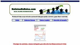 What Noticiasdebolsa.com website looked like in 2016 (8 years ago)