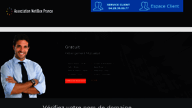 What Netibox.fr website looked like in 2016 (9 years ago)
