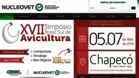 What Nucleovet.com.br website looked like in 2016 (9 years ago)