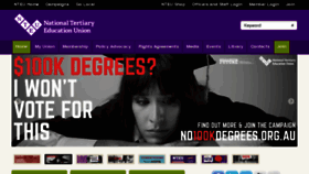 What Nteu.org.au website looked like in 2016 (8 years ago)