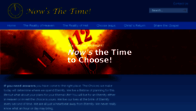 What Nowsthetime.org website looked like in 2016 (8 years ago)