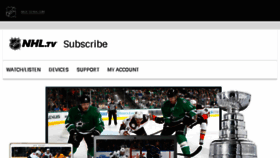 What Nhl.tv website looked like in 2016 (8 years ago)