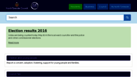 What Northtyneside.gov.uk website looked like in 2016 (7 years ago)