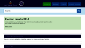 What Northtyneside.gov.uk website looked like in 2016 (9 years ago)