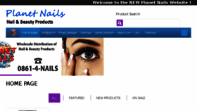 What Nails-beauty.co.za website looked like in 2016 (8 years ago)
