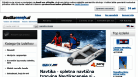 What Navtikaceneje.si website looked like in 2016 (7 years ago)