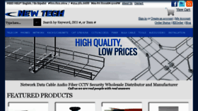 What Newtechindustries.com website looked like in 2016 (8 years ago)