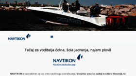 What Navtikon.si website looked like in 2016 (7 years ago)