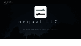 What Nequal.jp website looked like in 2016 (7 years ago)