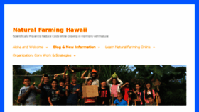What Naturalfarminghawaii.net website looked like in 2016 (7 years ago)