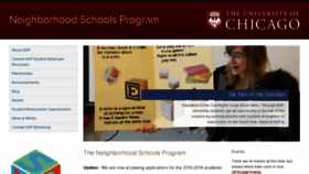 What Nsp.uchicago.edu website looked like in 2016 (7 years ago)