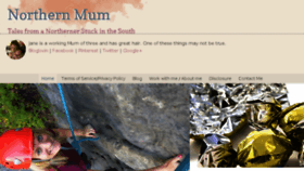 What Northernmum.com website looked like in 2016 (8 years ago)