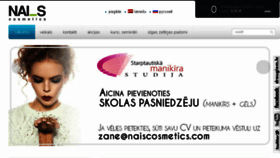 What Naiscosmetics.lv website looked like in 2016 (8 years ago)