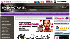 What Nagelgroothandel.nl website looked like in 2016 (9 years ago)