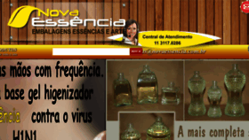 What Novaessencia.com.br website looked like in 2016 (7 years ago)