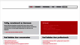 What Nhg.nl website looked like in 2016 (7 years ago)