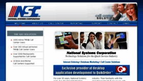 What Nationalsystems.com website looked like in 2016 (7 years ago)