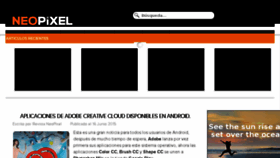 What Neopixel.com.mx website looked like in 2016 (7 years ago)