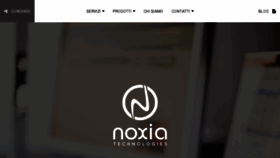 What Noxia.it website looked like in 2016 (7 years ago)