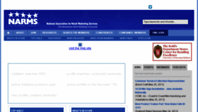 What Narms.com website looked like in 2016 (7 years ago)