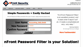 What Nfrontsecurity.com website looked like in 2016 (7 years ago)