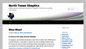 What Ntskeptics.org website looked like in 2016 (7 years ago)