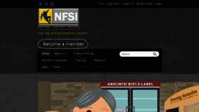 What Nfsi.org website looked like in 2016 (7 years ago)