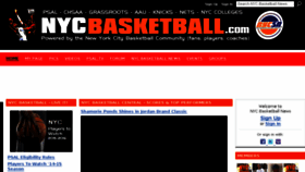 What Nycbasketball.com website looked like in 2016 (7 years ago)