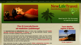 What Newlifetravel.de website looked like in 2016 (7 years ago)