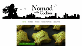 What Nomadwithcookies.com website looked like in 2016 (8 years ago)