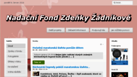 What Nfzz.cz website looked like in 2016 (7 years ago)