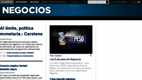 What Negociosreforma.com website looked like in 2016 (7 years ago)